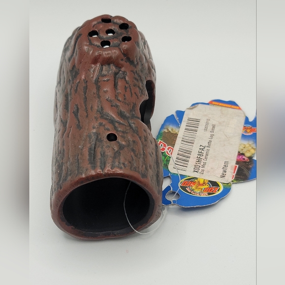 Zoo Med Ceramic Betta Log Aquarium Ornament Brown 4.25 in, Small - Picture 2 of 5